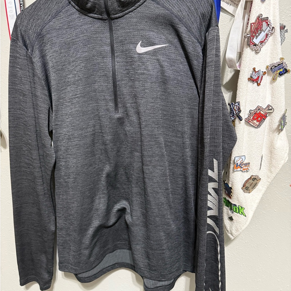Nike Dri-FIT Gray Running Jacket